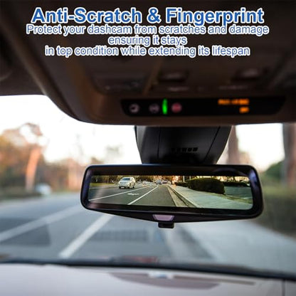 6PCS Anti Glare Film for Car 1.96 in ×7.87 in Rearview Mirror Protective Tint Film for Night Driving, Anti Glare Film Side Mirror Tint Easy Install, Clear Vision for Night Driving