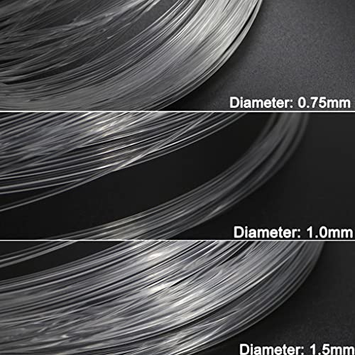 AZIMOM PMMA Plastic Mixed 375pcs 9.8ft Fiber Optic Cable Strands 0.03in/0.04/0.06in End Glow Roll Bunch Fiber String for Star Sky Roof Ceiling Decoration All Kind LED Light Engine Driver - size: 375pcs*(0.03+0.04+0.06)*9.8ft