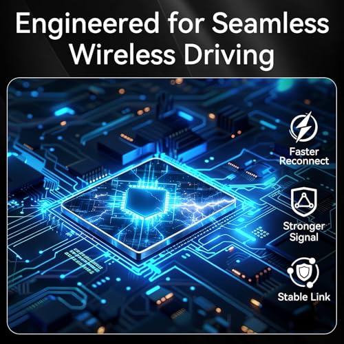 2026 Wireless CarPlay Adapter for iPhone and Android Auto Bluetooth