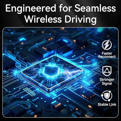 2026 Wireless CarPlay Adapter for iPhone and Android Auto Bluetooth
