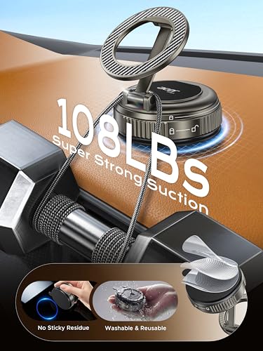 Acer Gadget Car Phone Mount, Vacuum Magnetic Phone Holders for Your Car