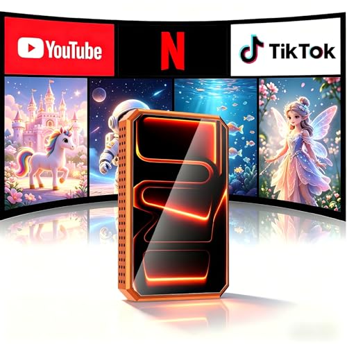 Wireless CarPlay Adapter Plug and Play for OEM Factory Cars, AI Magic Box Built-in Play Store Net-Flix YouTube TikTok & Screen Mirroring, HDMI USB-C Ports for Wireless CarPlay Converter