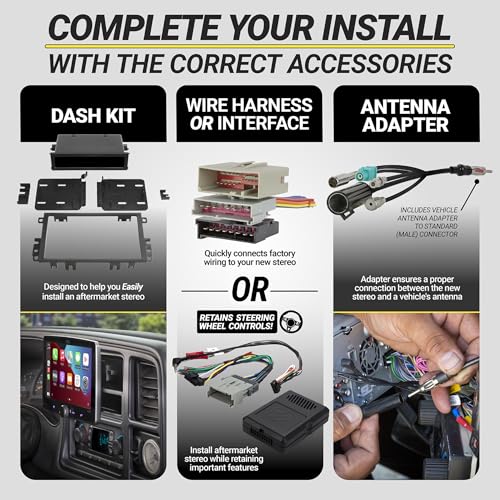 Scosche TA02BCB Stereo Wiring Harness Compatible with Select Non-Amplified 1987-21 Geo, Lexus, Toyota, Scion and Subaru Vehicles. - Wire Harness for Car Stereo. Check Vehicle List Below for Your Model