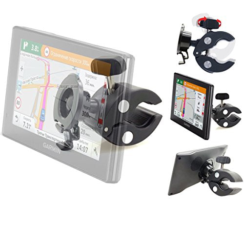 HeavyDuty Bike Motorcycle Clamp Mount Holder for Garmin Drive Smart 5-7"GPS