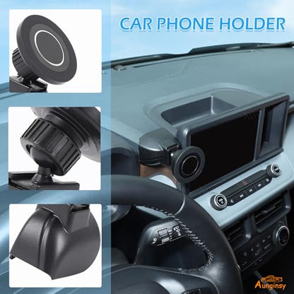 Car Vacuum Magnetic Suction Phone Holder Compatible with Ford Maverick 2022-2025 Hands-Free Suction Cup Mobile Phone Mount Multimedia Display Left Side Panel Cell Phones Bracket Rotatable Accessories - style: Style E