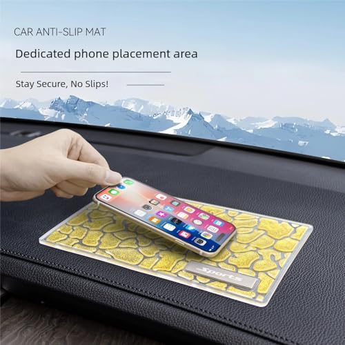 WELWET Multi-Functional Support Anti-Slip pad,Anti Slip mat for car Dashboard,PVC Non Slip car mat, Fit for Cars, Trucks, SUVs
