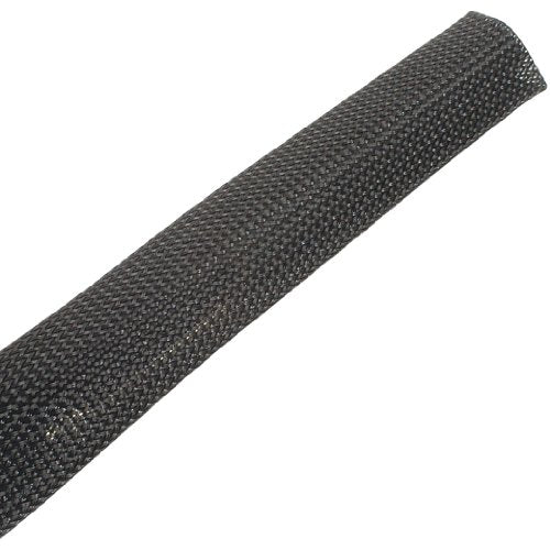 Techflex 1-1/4 Clean Cut Sleeving 25 ft. Black - color: 25 Feet, size: 1.25 Inch