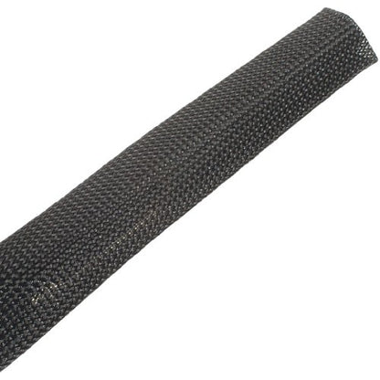 Techflex 1-1/4 Clean Cut Sleeving 25 ft. Black - color: 25 Feet, size: 1.25 Inch