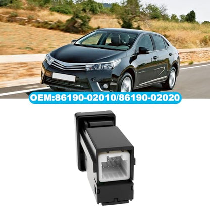 8pin Auxiliary Stereo Adapter 86190-02010 86190-02020 Compatible with Toyota Corolla (2009-2013) Tacoma (2009-2012)