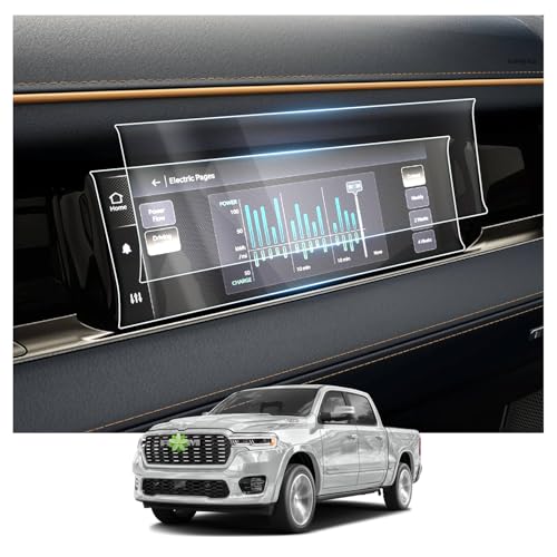 Ruiya 2026 Ram 1500 Screen Protector for Dodge Ram 10.25" Front Passenger Touchscreen 2PCS Anti-scratch Nano Films Compatible with 2025 2026 Dodge Ram 1500/2500/3500 - color: 2025+ Dodge Ram 10.25"