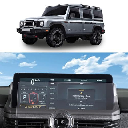 Car Navigation Screen Protective Film Compatible with Ineos Grenadier 2020-2024 Navigation Display Tempered Glass Screen Protector Touch Screen Protector Foils (13.23"x4.88")