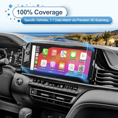 2025 2026 Camry Screen Protector for Toyota Camry (XLE/XSE) 12.3-inch Touchscreen, 9H Tempered Glass 2026 Camry Accessories Anti-scratch&HD Transparent 12.3" - color: 12.3-inch