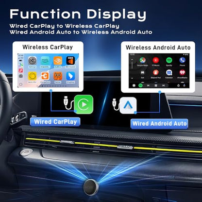 Carlinkit MINI Ultra 3 Wireless CarPlay Adapter for iPhone & Android Phone