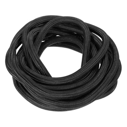 MECCANIXITY Split Sleeve Wire Loom 3/4" 25Ft Black Self Wrapping Braided Sleeve UL94-V2 Fireproof PET Sleeving for Automotive, Home Cable Management - color: Black, size: 3/4 Inch x 25Ft