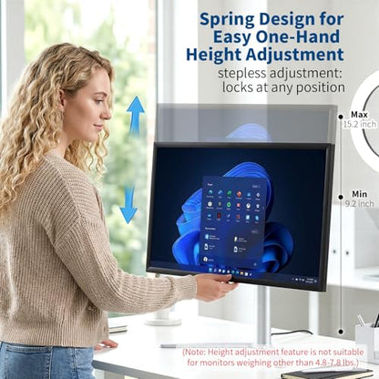 Aluminum VESA Monitor Stand for Monitor Weight 4.8-7.8 lb, 21-24″ - size: Only for 4.8-7.8LB Monitor