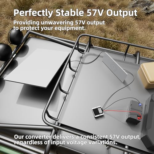 Starlink Cable Step-Up Converter 12V/24V to 57V for Standard 4/4X/V5 - color: Battery Adapter-57V