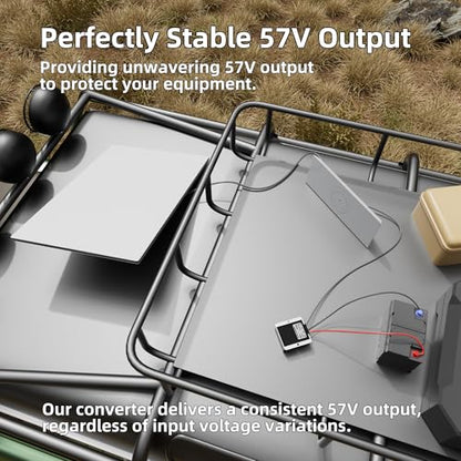 Starlink Cable Step-Up Converter 12V/24V to 57V for Standard 4/4X/V5 - color: Battery Adapter-57V