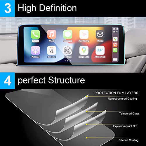 TTCR-II Compatible with Mazda CX-5 CX5 Screen Protector 10.25 In 2021-2025 - color: For 2021-2025 Mazda CX-5 CX-9