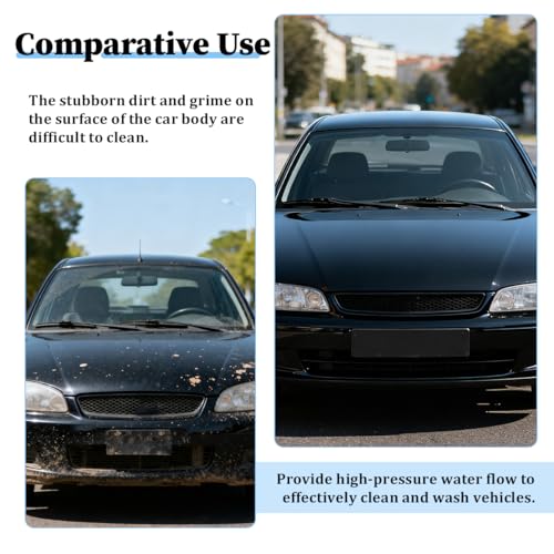 High Pressure Car Washer Gun, 2250PSI Vehicle Cleaning Sprayer Gun with 1/4" Quick Connector, M22-14 Thread Automotive Spray Cleaner Tool with 5 Nozzles, Universal for Vehicles