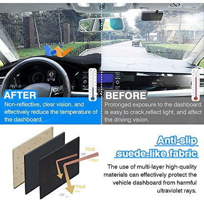 CARTIST Dash Cover for Ford F-150 2004 2005 2006 2007 2008/Lincoln Mark LT - size: Ford F150 2004-2008