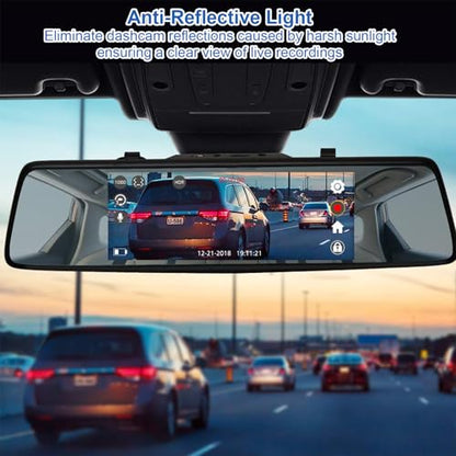 6PCS Anti Glare Film for Car 1.96 in ×7.87 in Rearview Mirror Protective Tint Film for Night Driving, Anti Glare Film Side Mirror Tint Easy Install, Clear Vision for Night Driving