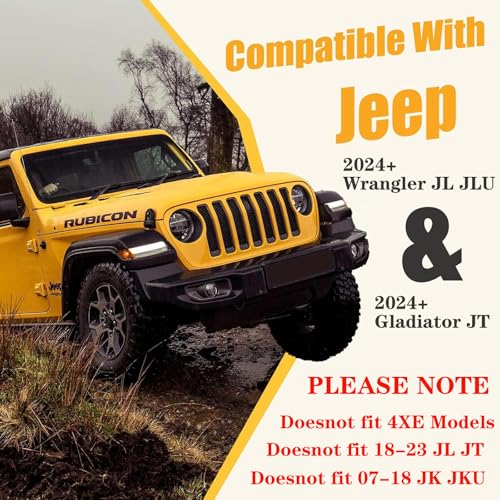 Upgraded 720-degree Rotatable Phone Mount for 2024 2025 2026 Jeep Wrangler JL JLU Gladiator JT (NOT for Wrangler 4XE) Phone Holder Dash Mount System Kit Accessories with Dashboard Tray Storage Box - size: Upgraded