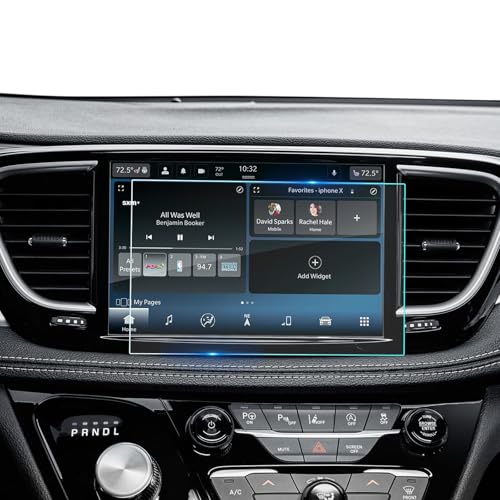 2021-2026 Pacifica Matte Anti-Glare Screen Protector - For Chrysler Pacifica (Touring/Touring L/Limited/Pinnacle/Select) 10.1" Touchscreen 2026 Pacifica Accessories 9H Tempered Glass [NO Glare&Fingerprint] - color: Pacifica 2021-2026 10.1"Navi Matte