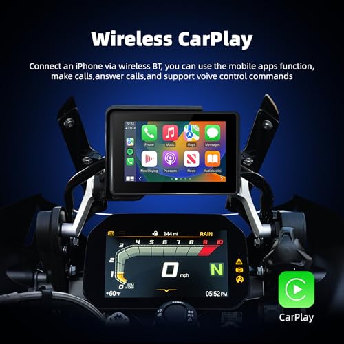 5" Wireless CarPlay Android Auto Navi, for BMW WonderWheel Screen