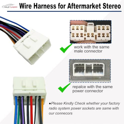 14Pin Radio Wiring Harness for Subaru 1995-2009 Aftermarket Radio Stereo Wire Harness Adapter for Subaru Outback WRX Impreza Forester Legacy Aftermarket Stereo CD Player Power/Speaker Connector - style: 16Pin Harness for Subaru