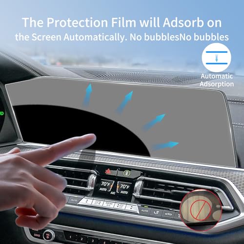 Tempered Glass Screen Protector for 2019-2023 BMW X5/X6/X7 Nav 12.3 Inch HD - color: For 19-23 BMW X5/X6/X7 12.3 Inch HD