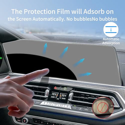 Tempered Glass Screen Protector for 2019-2023 BMW X5/X6/X7 Nav 12.3 Inch HD - color: For 19-23 BMW X5/X6/X7 12.3 Inch HD