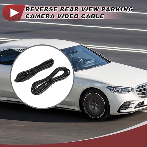 for Monitor and Backup Reverse Rear View Parking Camera Video Cable Extension Backup Camera 6Pin Female Video Cable 1.8m/5.91ft Black Plastic,Metal - size: 1.8m/5.91ft, style: 6Pin