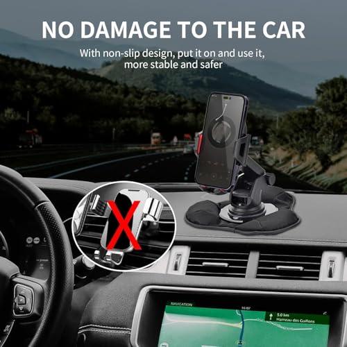 Universal Nonslip Beanbag Dashboard Friction Mount,GPS Dash Mount,Car Mobile Phone Holder Cradles, Compatible with Garmin GPS and Other Portable GPS Navigators All Smartphones