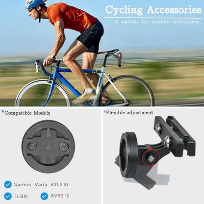 Bicycle Seat Rail Mount for Garmin Varia RTL510/515/RVR315/TL300 Taillight