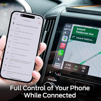 Monster Wireless CarPlay Adapter, Wireless Android Auto Adapter, Convert Wired to Wireless CarPlay & Android Auto, Compact Dongle for Factory Wired CarPlay Cars, USB-C & USB-A Cables Included