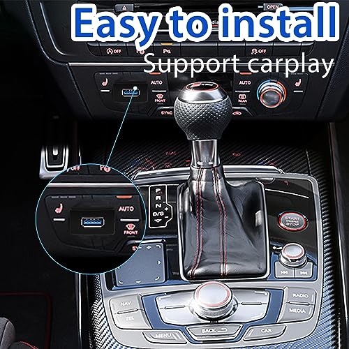 YACSEJAO USB Flush Mount Cable USB 3.0 Square Dash Mount Panel Extension Cable with Buckle for Car Motorcycle Boat, 1m