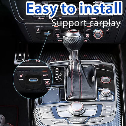 YACSEJAO USB Flush Mount Cable USB 3.0 Square Dash Mount Panel Extension Cable with Buckle for Car Motorcycle Boat, 1m