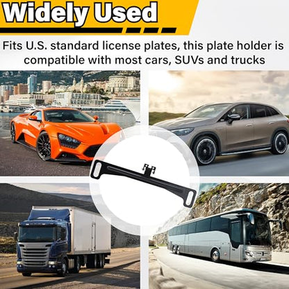 Backup Camera License Plate Mount, Universal Rear Camera Back up Bracket