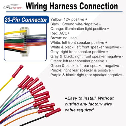 20Pin Radio Wiring Harness for Nissan 2007-2017/ Subaru 2008-2015 Aftermarket Radio Stereo Wire Harness with Antenna Adapter Aftermarket Car Stereo CD Player Stereo Receiver Wire Cable 70-7552 - style: 20Pin Harness+Antenna for Nissan/Subaru(15wires)