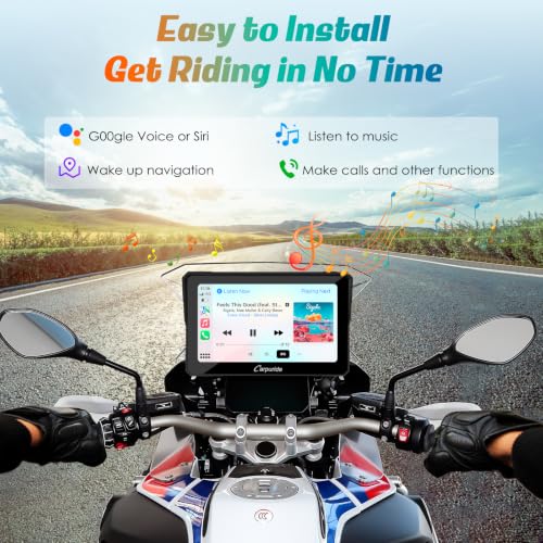 Carpuride W702B 7" for BMW R1200GS R1250GS S1000XR Motorcycle - size: 7 inch
