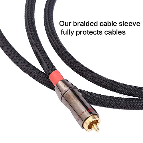 Keco 50ft – 1/4 inch & 1/2 inch PET Expandable Braided Cable Sleeve – Wire Sleeving for Audio Video and Other Home Device Cable Automotive Wire - Black - size: 1/4"-25ft & 1/2"-25ft