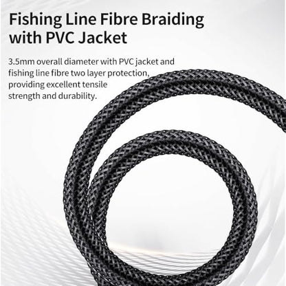 3.5mm TRRS Headphone Extension Cable 10 Feet /3M 4 Pole 1/8 Inch Auxiliary Audio Mini Jack Cord with Microphone Female to Male Compatible with Smartphone, iPhone, iPad, Tablet, etc - size: 10 Feet / 3M