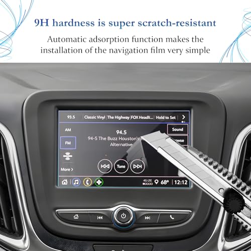 SKTU Screen Protector for 2018-2024 Chevy Equinox/ 2023 2022 Chevy Trailblazer 7In Navigation 2024 Chevy Equinox Accessories [Anti-Scratch, HD Clear] - color: 2018-2024 Equinox 7 Inch