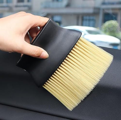 Car Cleaning Brushes Duster, Soft Bristles Detailing Brush Dusting Tool for Automotive Dashboard Interior, Skylight, Exterior, Leather (1 Pack)