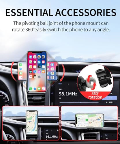 Car Phone Holder for Toyota Highlander 2014-2019 Magsafe Mount Accessories - size: For 2014-2019 Highlander