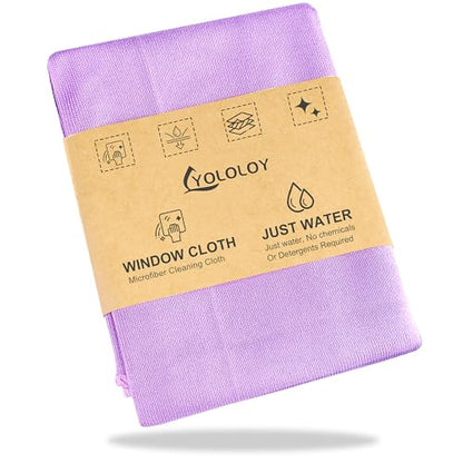Norwεx - Basic Package - Microfiber - Window Cloth. Just water - without leaving streaks. For Household Enviro Dusting Cleaning Homes, Cars, Bars, Offices. Window Cloth makes cleaning a breeze. Purple - color: Window Cloth (Purple)