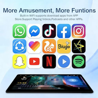 9 Inch Car Stereo Radio for Ford Edge 2010-2015 Built-in WiFi/Bluetooth/GPS 2014 2013 2012 2011 IPS Touch Screen Car Audio Receiver w/carplay/w/Android Auto Backup Camera 2G+32G for High Trim