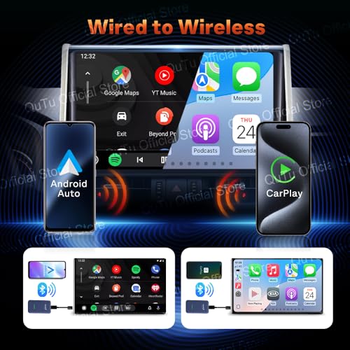 CarlinKit 4.0 Wireless CarPlay 2026 Apple Adapter 2-in-1 CPC200-CP2A