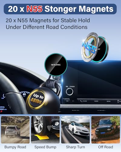 SKYLOTEC Magnetic Charger Phone Holder for BMW 7 Series i7 2023-2025 - color: Magnetic Wireless Charger, size: 7 Series i7 2023-2025
