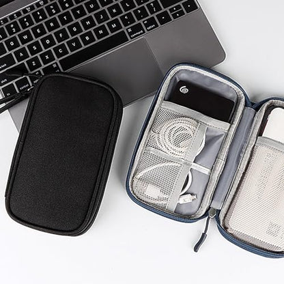 Organizer Bag Case Electronic Devices Travel Pouch Cable USB Charger Accessories Cellphone SD Power Bank Earphone - color: Signle Layer-Pink